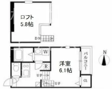 ユグドラシル高畑【1階】の間取り