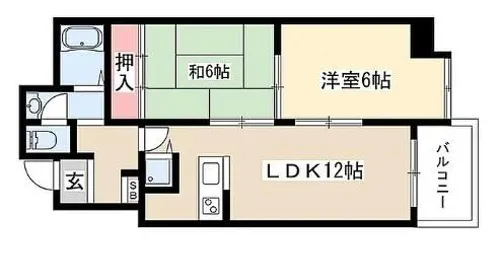 なかくにビル【4階】の間取り