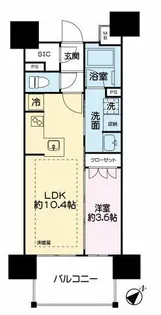 レーベン長岡天神CRESIST【9階】の間取り
