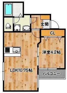 NET-K大倉山【3階】の間取り