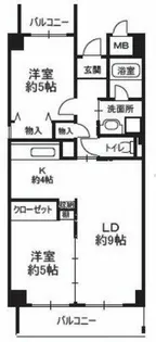 大阪府大阪市西区九条南3丁目【マンション】の間取り