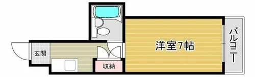コーポアユーズ【308号室】の間取り