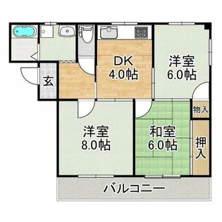 酒井マンション【3階】の間取り