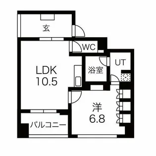 IZUMI1【10階】の間取り