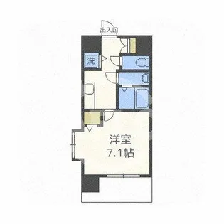 Mヴィレッヂ寺田町【4階】の間取り