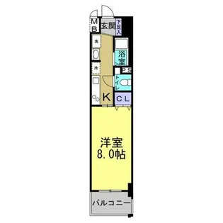 アリスタ常滑【4階】の間取り