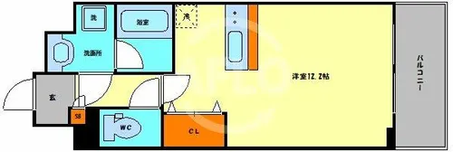 グランシャリオ【6階】の間取り