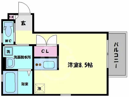 THE PLAZA東上町【1階】の間取り