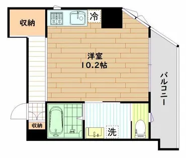 大阪府大阪市中央区谷町4丁目【マンション】の間取り