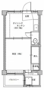 ビレッジハウス葛ノ葉8号棟【3階】の間取り