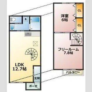 キアロ【1階】の間取り