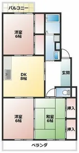 クリーンシティ【2階】の間取り
