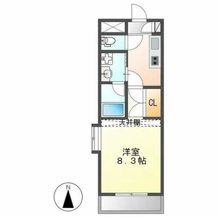 シティライフ今池【901号室】の間取り