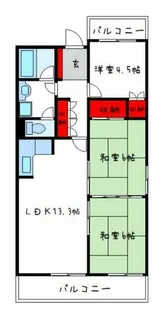 ベルエポック志紀【3階】の間取り
