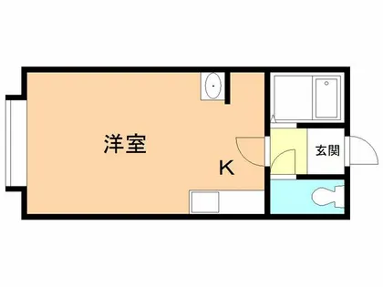石崎コーポ7【726号室】の間取り