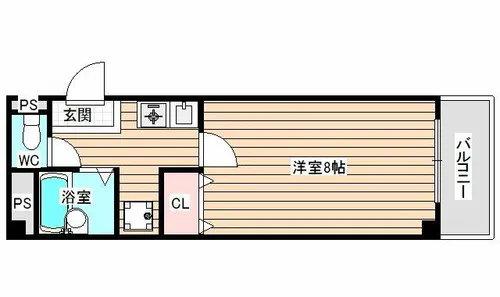 ピエ・タ・テール梅田西【4階】の間取り