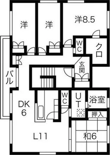 ファーストレート【4階】の間取り