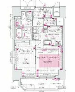 エステムプラザ南船場レジスタ【6階】の間取り