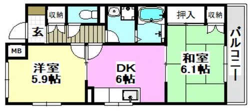 メゾン河村【3階】の間取り
