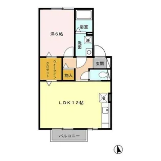 エタニティ相生【1階】の間取り