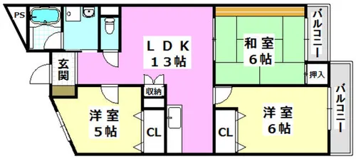 ベル・カーサ【2階】の間取り