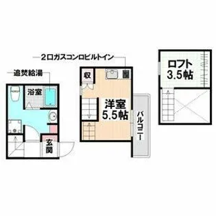 ル サブール【1階】の間取り