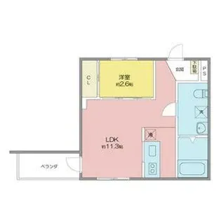 La Porte品川【3階】の間取り