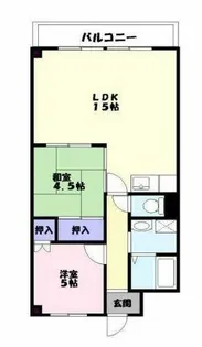 ファミーユ網干【2C号室】の間取り