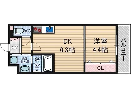 Vivace南茨木【2階】の間取り