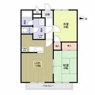 モアクレスト白鷺PARTII【2階】の間取り