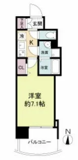 セレニテ日本橋プリエ【5階】の間取り