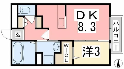 アーバンプラザⅡ【1階】の間取り