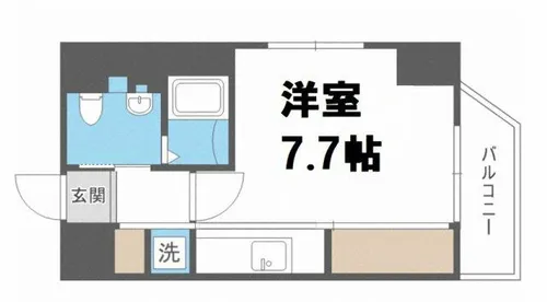 アクエルド新町【10階】の間取り