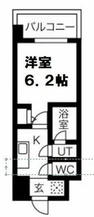 スプランディッド難波【15階】の間取り