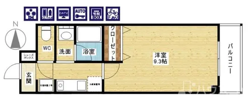 アレルヤ【3階】の間取り