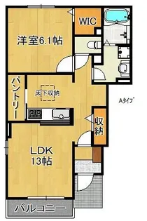 grand jete Ⅰ・Ⅱ【1階】の間取り