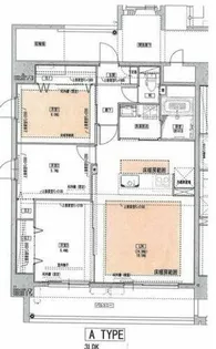 Familie (ファミリエ)【1002号室】の間取り
