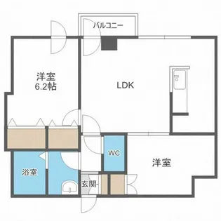 フェリーチェ1゜【4階】の間取り