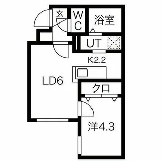 La Felice 北30条【1階】の間取り