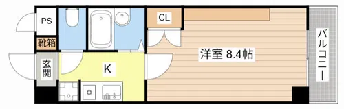 グリーンロード山手【1103号室】の間取り