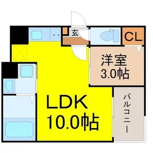 Jack odakaⅧ【2階】の間取り