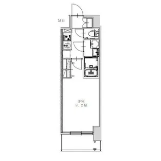 愛知県名古屋市熱田区新尾頭2丁目【マンション】の間取り