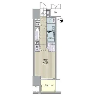 パルティール笠寺【2階】の間取り
