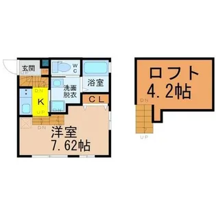 DLIFE中島(ディーライフ中島)【1階】の間取り