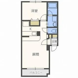 北海道札幌市北区麻生町5丁目【マンション】の間取り