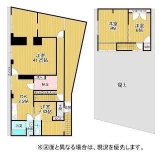 福岡県北九州市八幡東区荒生田3丁目【一戸建】の間取り