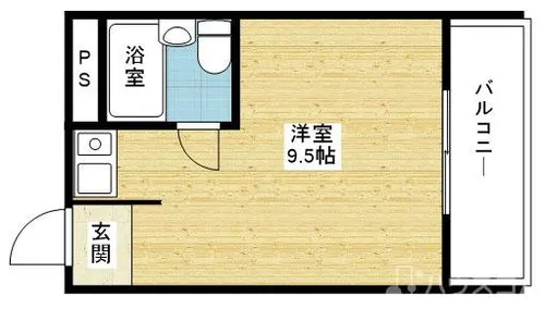 アーバンサイド【1階】の間取り