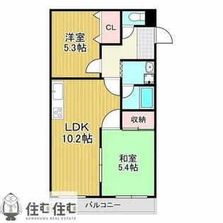 サンシティM【306号室】の間取り