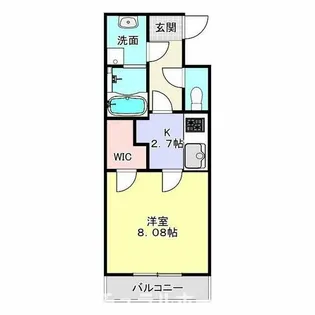 エムロード上地【203号室】の間取り