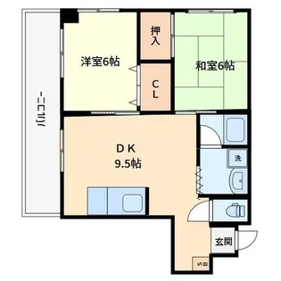 水上マンション【202号室】の間取り